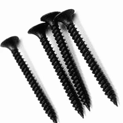 China Manufacturer Wholesale High Quality Black Galvanized Flat Drywall Metric Screws for sale