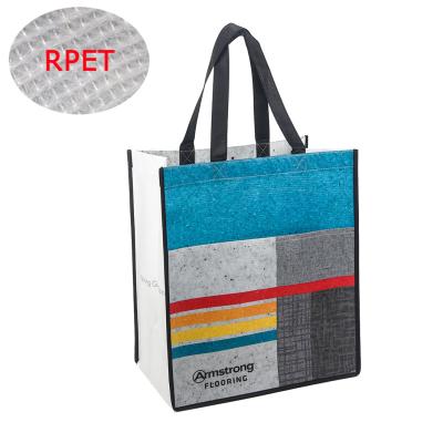 China China Manufacturer Eco-Friendly PP Woven Non Woven Shopping Bag RPET Eco Friendly Shopping Bag With Lamination for sale