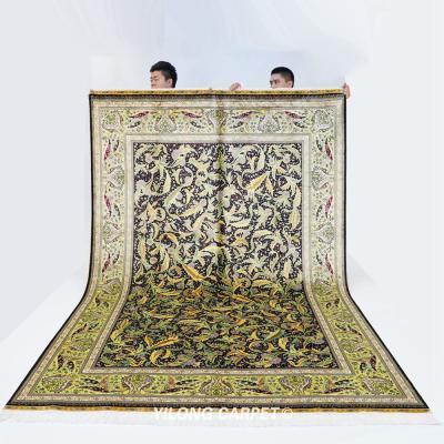 China 6.56' x9.84' x9.84' Washable Traditional Persian Classical Home Decoration Silk Rug Blanket for sale