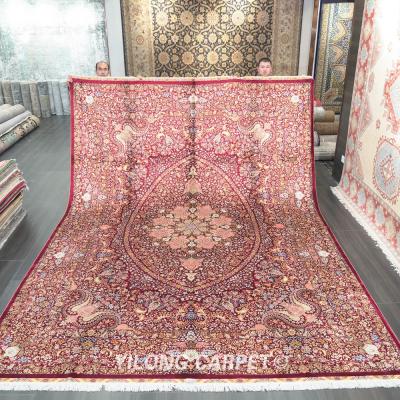 China YILONG Washable 10' x14'' Large Persian Classic Oriental Handmade Turkish Silk Rug for sale