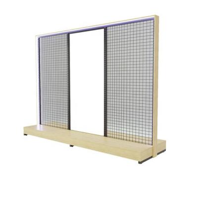 China Double-sided exquisite cleaning products supermarket shelves commercial supermarket shelves wisda hanging shelf for sale