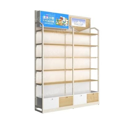 China Customized Single Sided Single Sided Supermarket Gondola Shelf in Competitive Price for Product Shelving for sale