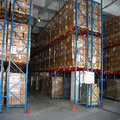 China New YUNYU Corrosion Protection Pallet Warehouse Shelving Rack Heavy Duty Certificated Storage Rack for sale