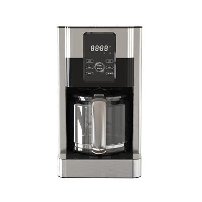 China HOMEZEST TOUCH SCREEN PROGRAMMABLE COFFEE MAKER eco-friendly CM1706BATE 1.8L LARGE CAPACITY COFFEE MACHINE for sale