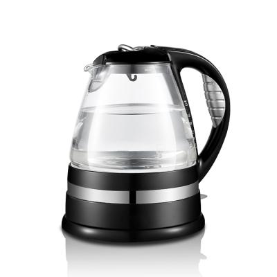 China 360 Degree Homezest T-822F Base Smart Electric Kettle Rotating Glass Electric Kettle for sale