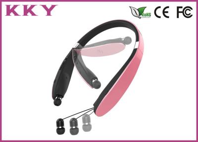 China Sports Style Wireless Bluetooth In Ear Headphones Pink Color 20Hz~20KHz for sale