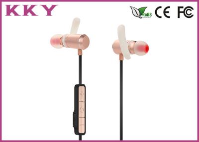 Cina Piccolo rosa portatile delle cuffie di Bluetooth con la cellula ricaricabile del polimero del litio in vendita