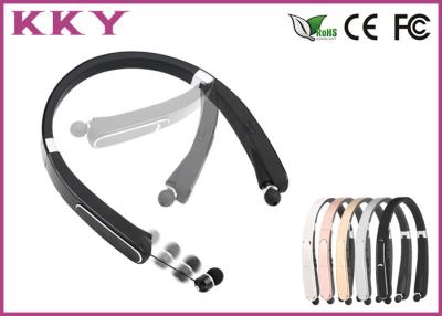 China Foldable Vibratory In Ear Neckband Bluetooth Headset With A Snug for sale