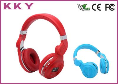 China Red / Blue Splendid Apple IPhone On Ear Bluetooth Headset For Music Lover for sale