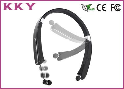 China Internal Microphone Foldable Bluetooth Headphones With Neckband / Sport Style for sale