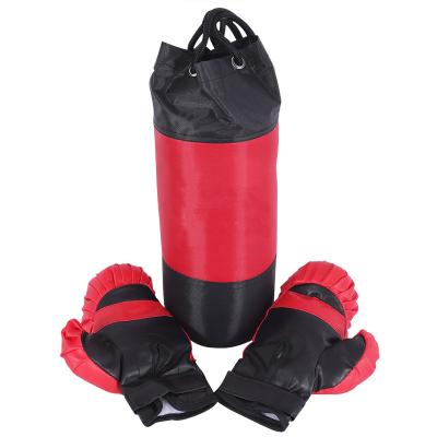 China PU factory direct sales of professional boxing fitness training sandbags and gloves combo set for sale