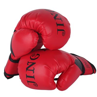 China Gym Exercise Boxing Training Made In China High Quality Red PU Unisex Boxing Gloves Suitable For Boxing Fitness Training for sale