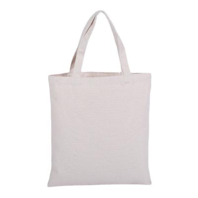 China With Handle China Made Wholesale Custom Cheap Shopping Bag Environmentally Friendly Pure White Empty Cotton Canvas Shopping Bag for sale