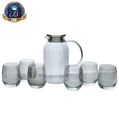 China Mug Set Jug Cold Water Household Large Capacity Heat Resistant And High Borosilicate Set for sale