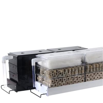 China Viable Best Selling 3 Layer Large Aquarium Top Filter For Fish Tank for sale