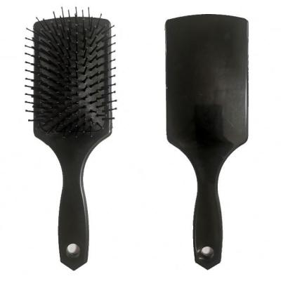 China Professional Logo Salon Hair Brush Boar Waterproof Anti-Static Vented Curved Bristles Exhale Detangling Hair Brush For Quick Dry for sale