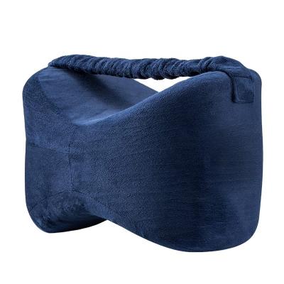 China Magnetic Unique Design Arch Dishonest Shapes Improve Sleep Posture Memory Foam Knee Pillow for sale