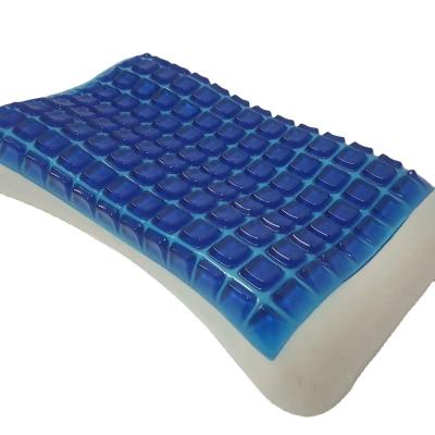 China Anti-Apnea Hot Selling Aqua Gel Pillow Good Quality Summer Cool Memory Foam Pillow for sale