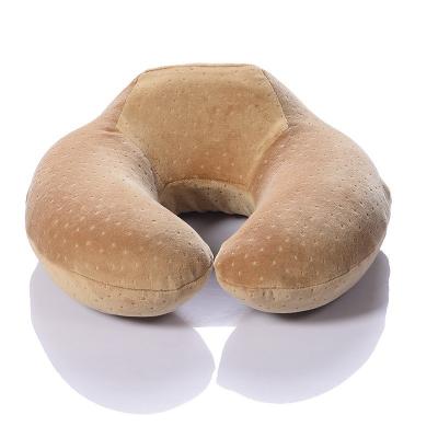 China Highest Selling Amazon Travel Airplane Car Neck Pillow Memory Support Inflatable Warm Foam Pillow Portable Travel Airplane Car Neck Pillow for sale