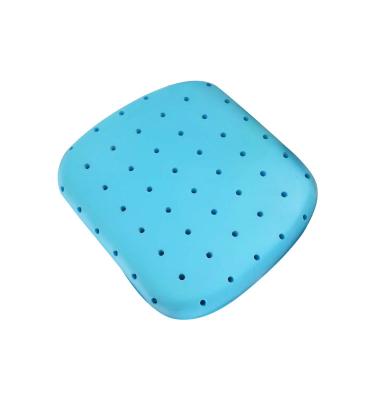 China Hot Sale Summer Massage Gel Infused Memory Foam Seat Pad Square Memory Foam Cushion for sale