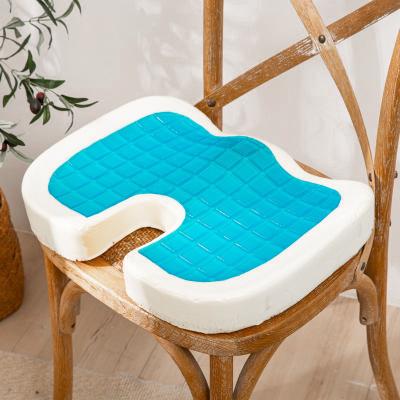 China Magnetic Customizable Gel Cushion Customizable U-Shape Summer Car Chair Office Cooling Cushion for sale