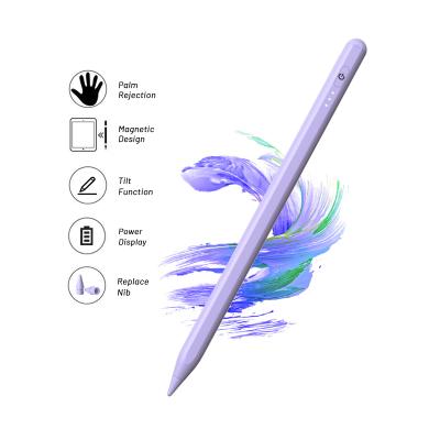 China Active Tablet Palm Rejection Tablet Capacitive Touch Screen Stylus Pen for iPad Apple Pencil with Tilt Function for sale