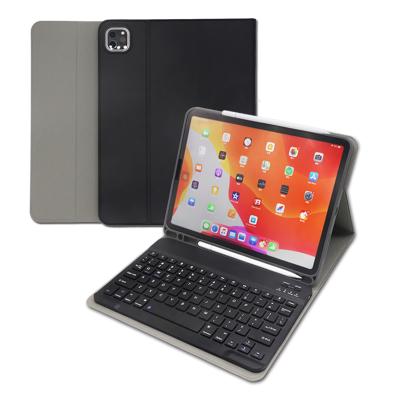 China With wireless pen slot and keyboard factory outlets scratch proof skin Auto-sleep/wake feeling tablet case with wireless keyboard and pen slot suitable for ipad for sale