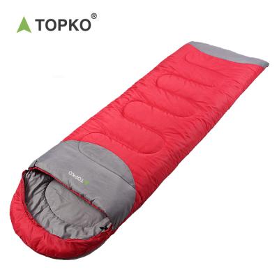 China Cotton Sleeping Bag Manufacturer Outdoor Adult Emergency Natural Heat Sleeping Bag Bottom Envelope Type TOPKO for sale