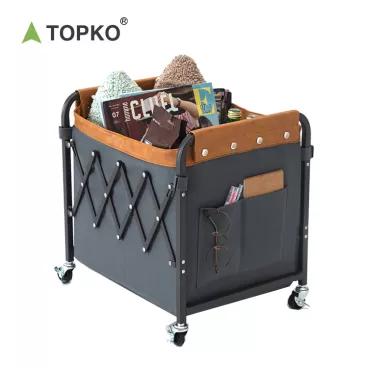 China TOPKO Japanese Foldable Storage Box Easy-carry Central Institute of Statistics Outdoor Debris and Creative Waterproof Dirty Clothes Storage Box for sale