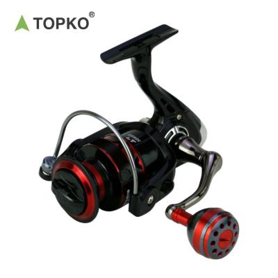 China TOPKO Metal Straight Carp Fishing Reels Saltwater Freshwater Combo Spinning Fishing Reel for sale