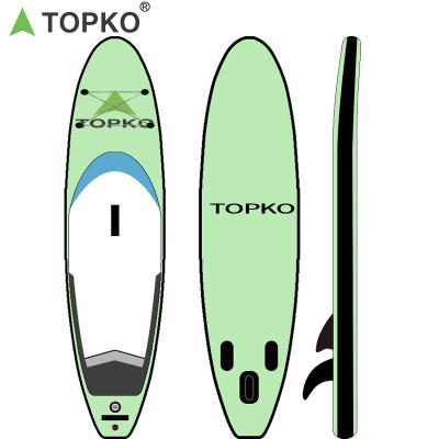 China TOPKO Net Wholesale Carbon Water Sports Inflatable Honeycomb Harf Surfing Board Inflatable Paddel Surf Soft Paddle Board for sale