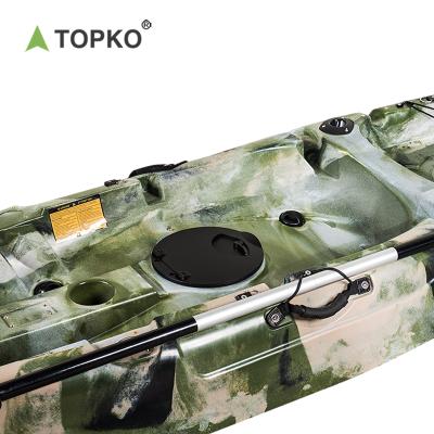 China TOPKO Dropshipping Single Sea Fishing Kayak Factory Direct Thermoform Eco Friendly Durable Professional Plastic Kayak for sale