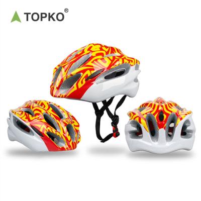 China TOPKO Safety Helmet Bicycle Helmet Cycling Helmet Adjustable Lightweight Adult Cycling Helmet for sale