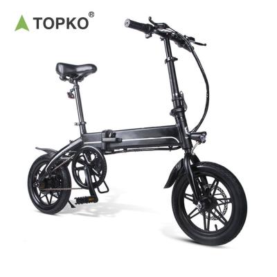 China TOPKO 18kg Aluminum Alloy Motor Lightweight Brushless Electric Bicycle Electric Bike for sale