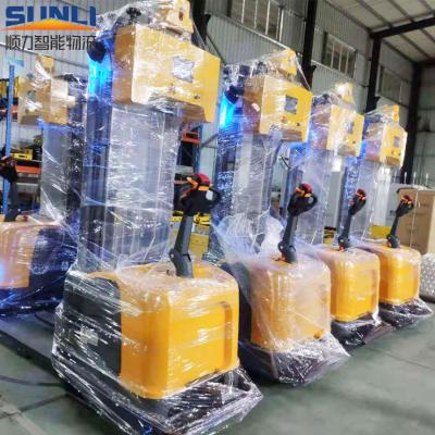 China Factory Electric Automatic Stacker Forklift AGV Working 24 Hours By Optimizing Automatic Filling for sale