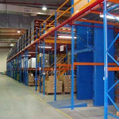 China Design Warehouse Storage Steel Q235B Multi Level Mezzanine Warehousing Flooring Racking Systems for sale