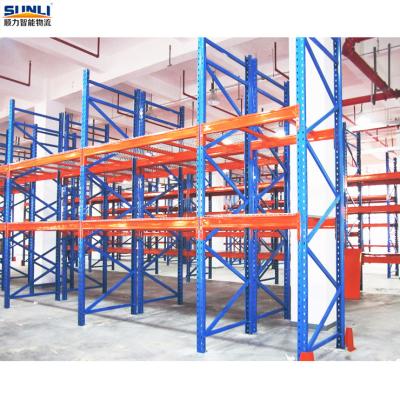 China Assembly / Adjustable Single Deep Pallet Storage Metal Rack for sale