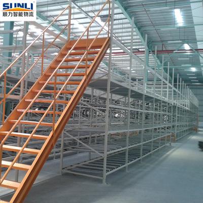 China Esd Protection Shelving Rack Q235B Mezzanine Floor Mezzanine System Structural Steel Steel Rack Supported Industrial Warehouse Layout Requires for sale