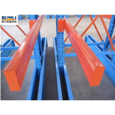 China Long Pipes Heavy Duty Cantilever Multilevel Metal Storage Rack For Cargo for sale