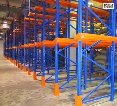 China Q235B High Density Steel Forklift Shelf Storage 1500KG Payload Drive-In Rack For Manufacturer for sale