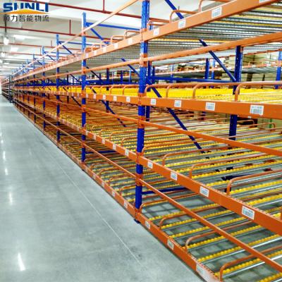 China Esd Protection Warehouse Storage Gravity Cardboard Flow Rack for sale