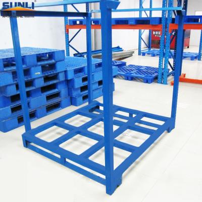 China Esd Protection Warehouse Stacking Steel Metal Pallet Tire Rack Storage Rack for sale