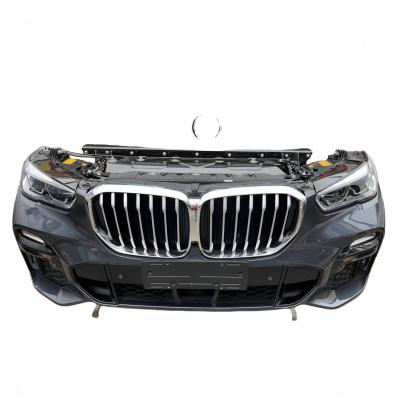 China For replace/repair For BMW X5 front bumper assembly water tank electronic fan lighting system headlight barbecue rack OE511194928 for sale