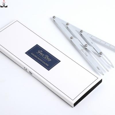 China Permanent Makeup FACE Microblading Stainless Steel DEEP Gold Medium Gauge Divider For Eyebrow Tattoo for sale