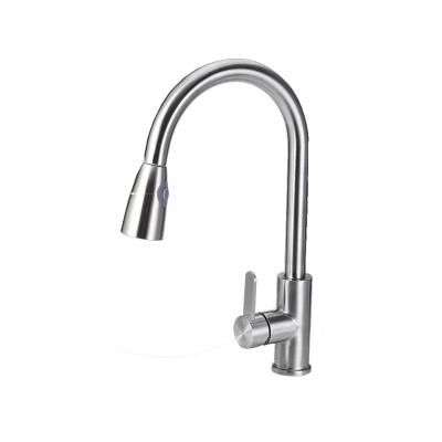 China Pull Out Spray Stainless Steel Faucet Kitchen Faucet Pull Down Faucet for sale