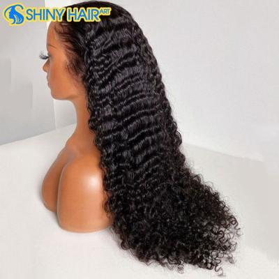 China Transparent Full Lace Wig Hd Full Lace Wig Transparent 100% Raw Unprocessed Human Hair 13x6 Frontal, Pre Plucked 360 Lace Front Wig, Brazilian 180 Density Full Lace Wig for sale