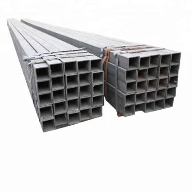 China Rhs 75X75 Thin Wall Liquid Galvanized Steel Shs Square Pipe En10219 Hot Dip Galvanized Square Hollow Pipe for sale