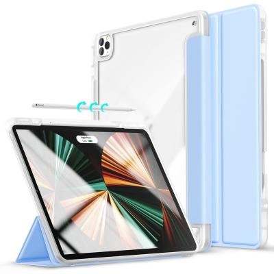 China For iPad mini For iPad mini 6 Slim Lightweight Magnetic Hard PC Case 6 Clear Shell Protective Cover For iPad With Pencil Slot for sale