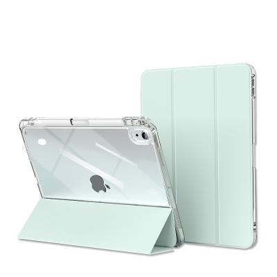 China For iPad Air 4 Back Cover 10.9 Tablet Clear Shockproof Case Newer For iPad Air 4 Pencil 10.9 Right Holder for sale