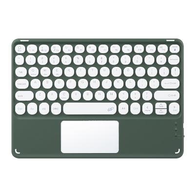 China Portable Wireless English Keyboard BT Rechargeable Keyboard for iPad for iPhone Tablet Touchpad for iPad air/mini slim/pro for sale